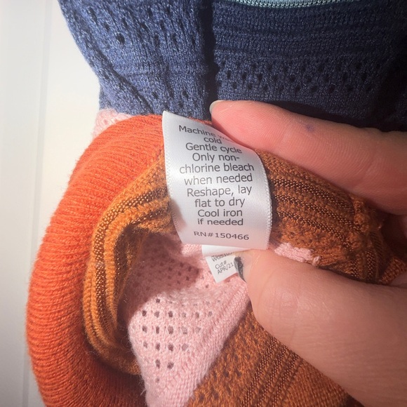 Striped Multicolor Market & Spruce Sweater Size Large - Picture 6 of 6